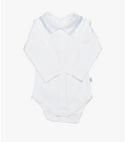 Stripe Trim Infant Onesie