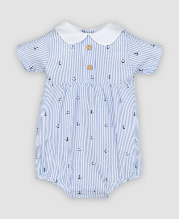 Anchor Print Infant Onesie