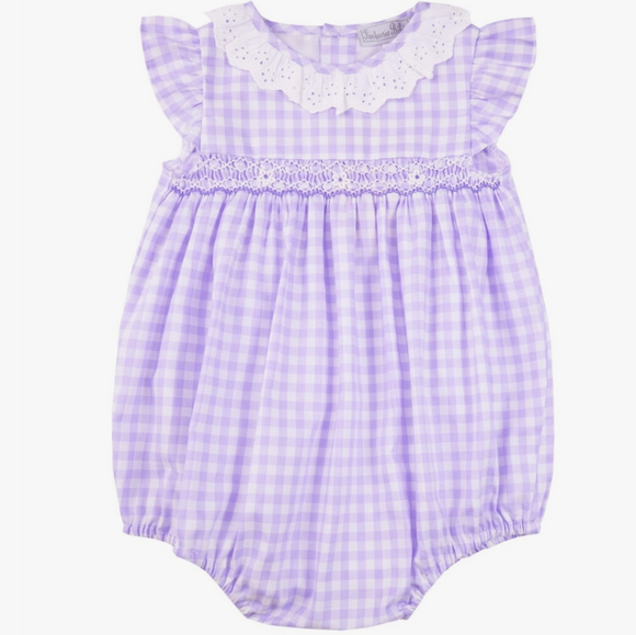 Gingham Checked Infant Bubble