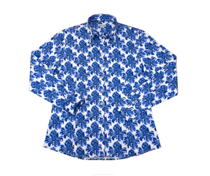 Delft Floral Ladies Shirt