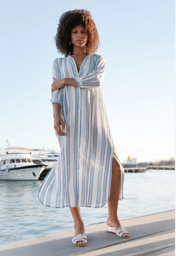 Clara Maxi Shirt Dress