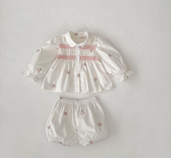 Princess Smocked Infant Set