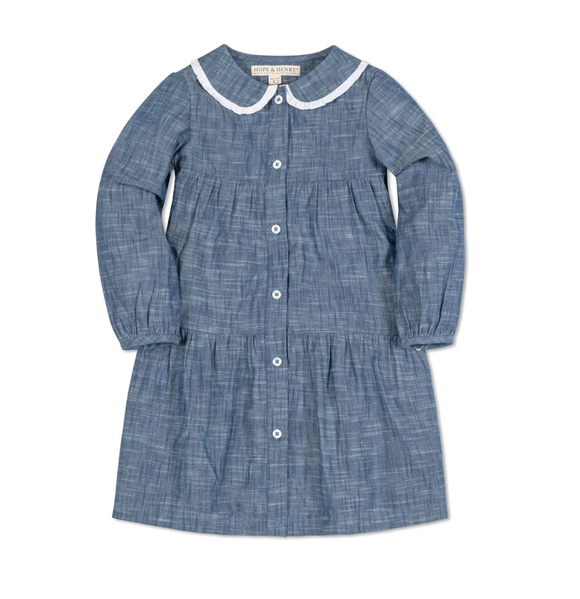 Chambray Infant Dress