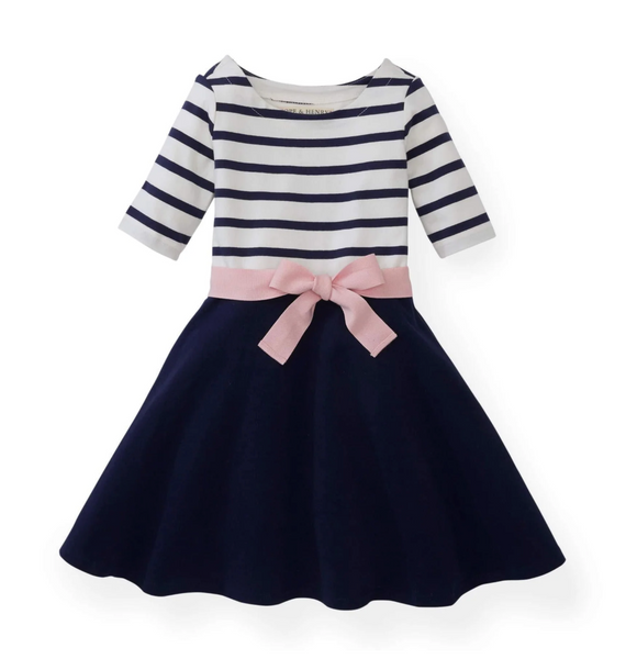 Color Block Infant Dress