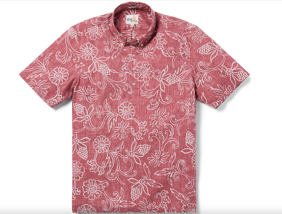 Hawaiian Gardenias Men's Shirt