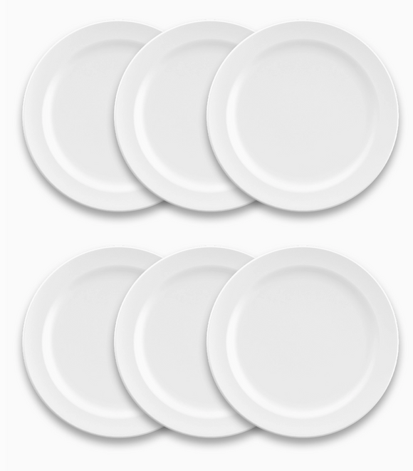 Just the Basic's Dinner Plates-Set of 6