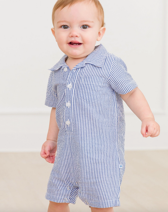 Seersucker Infant Romper