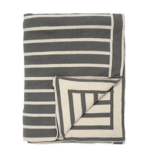 Beach Stripes Knit Throw