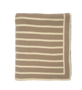 Beach Stripes Knit Throw