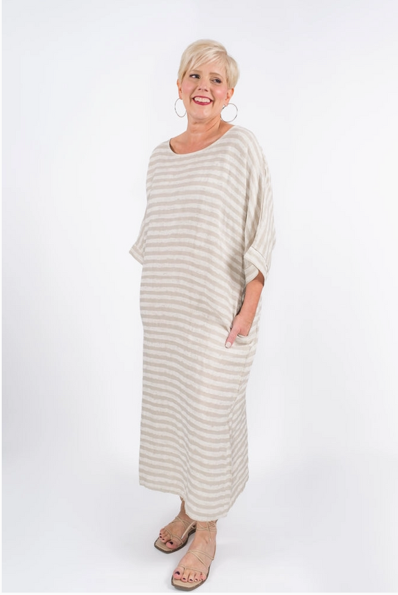 Cabana Striped Ladies Dress