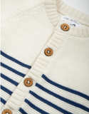 Classic Striped Infant Cardigan