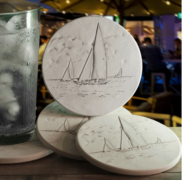 Sailboat Drink Coaster