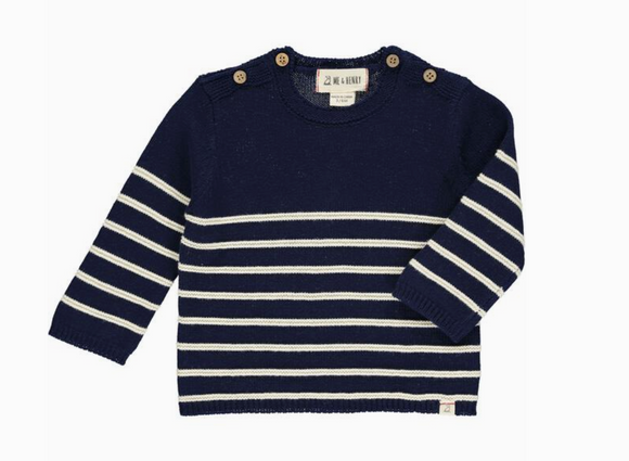 Nantucket Striped Infant Sweater