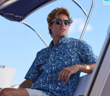 Retro Mini Print Men's Shirt