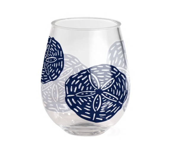 Sand Dollar Acrylic Glasses