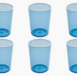 Contrast Trim Double Old Fashion Glass