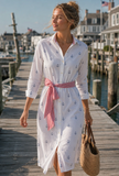 Summer Anchor Print  Ladies Dress