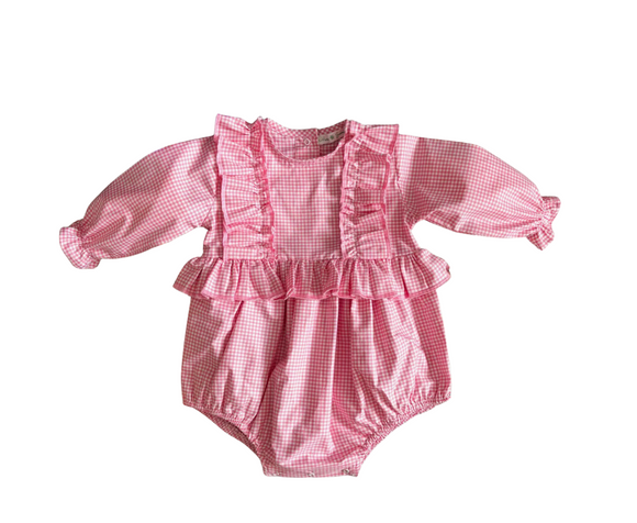 Ruffles and Checks Infant Bubble