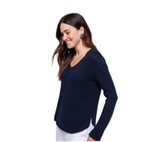 Round Edge Ladies V-Neck Sweater