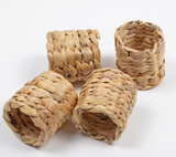 Hyacinth Napkin Rings ( Set of 4)