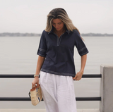 Top Stitched Ladies Shirt