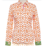 Wicker Print Ladies Rome Shirt
