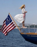 Summer Anchor Print  Ladies Dress