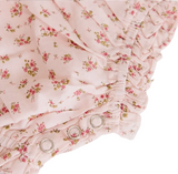 Madeline Pink Floral Infant Bubble