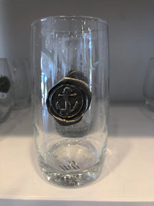 Anchor Stamp Iced Tea Glass