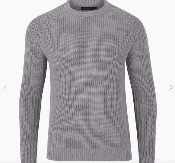 Shaker Knit Cotton Men's Sweater