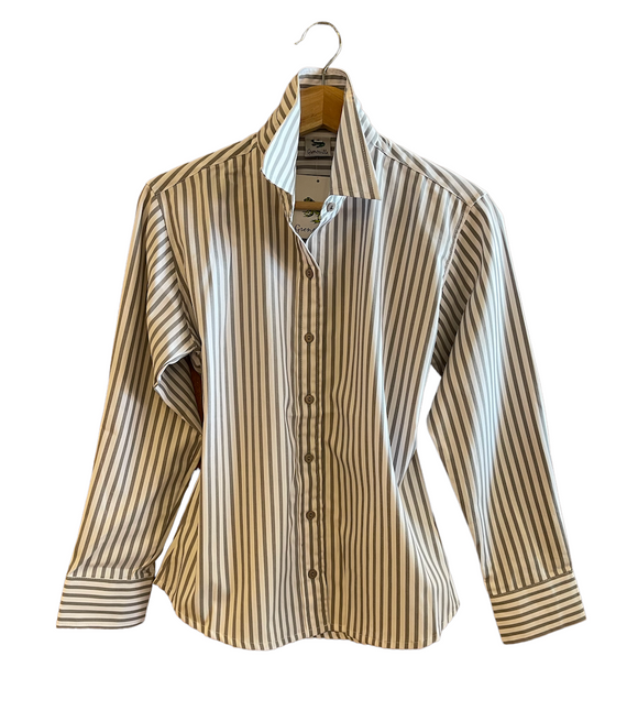 Classic Striped Ladies Shirt