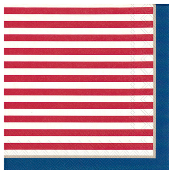 Top Stripes Lunch Napkins